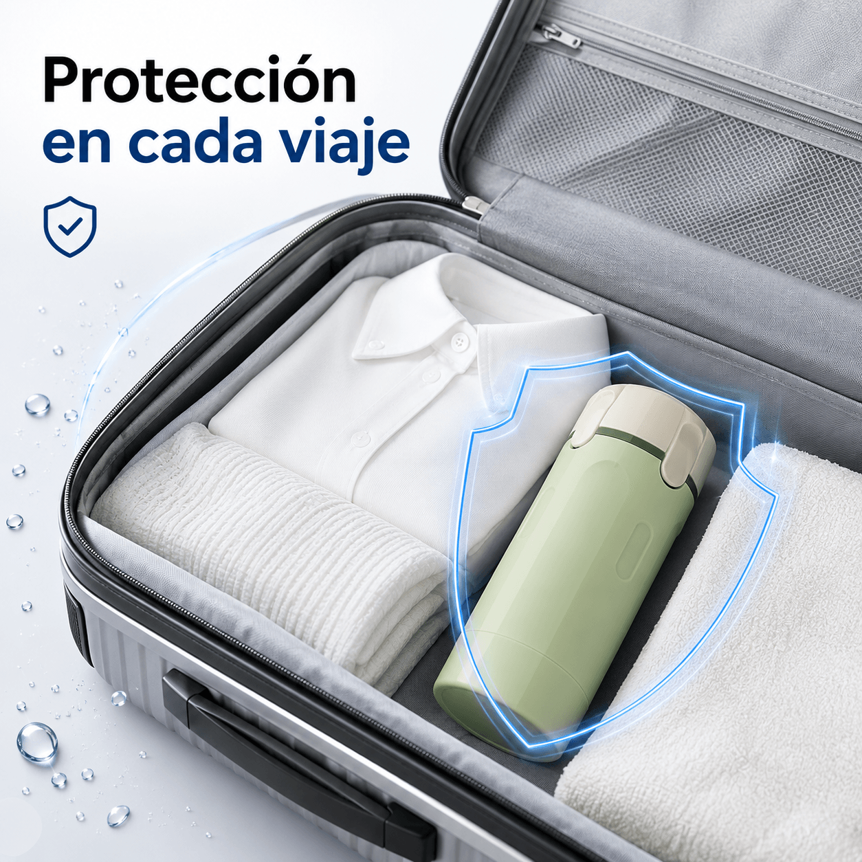 Dispensador de Viaje 4 en 1 Antifugas